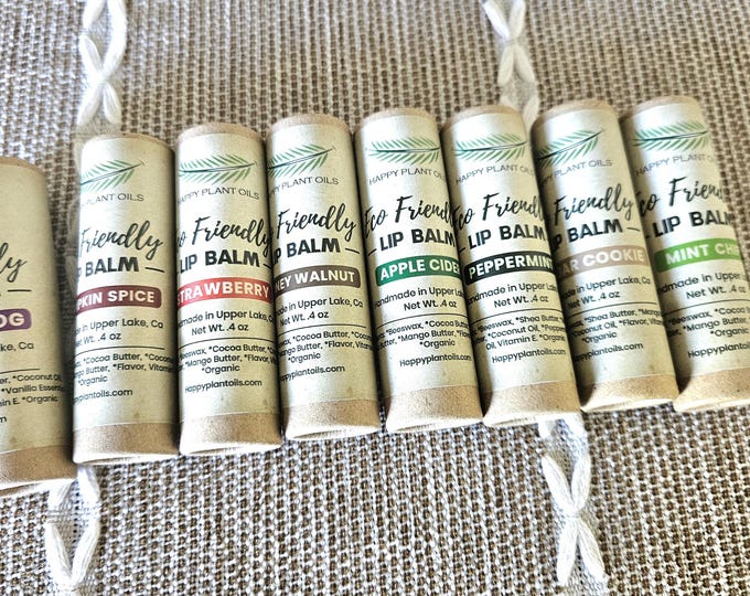 Organic Beeswax Lip Balm: Shea & Mango Butter (.4 oz)