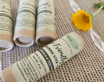 Tea Tree & Calendula Blemish Stick, Organic Herbal Blemish Balm