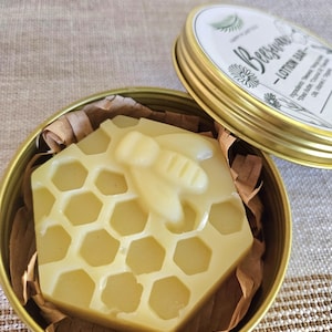 Beeswax Lotion Bar, Solid Lotion Bar, Shea Butter, Organic Lotion
