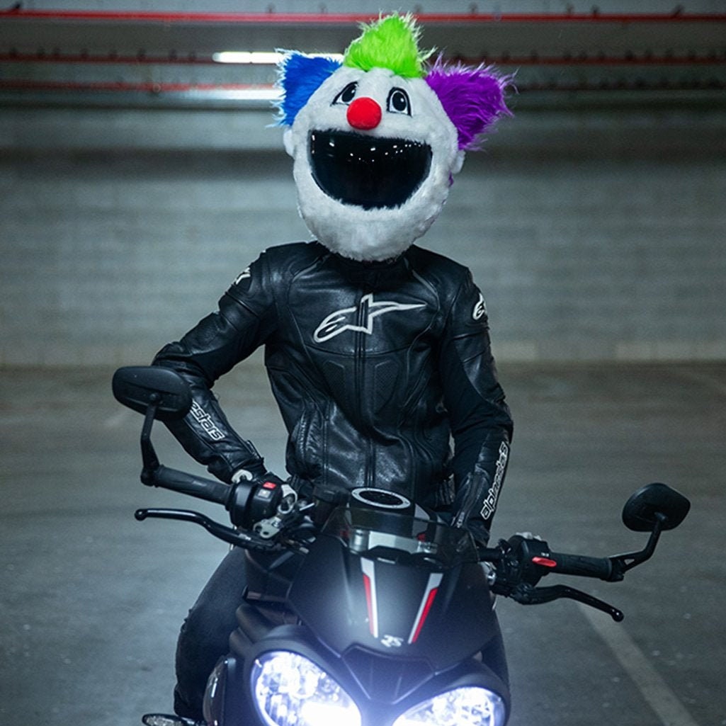 Couverture de casque de moto de clown couverture drôle de - Etsy France