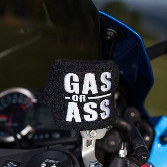 Gas or Ass Motorcycle Brake Reservoir Cover Reservoir Sock Res