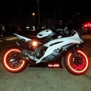 Insanely Reflective Rim Tape for Motorcycles (17" rims)