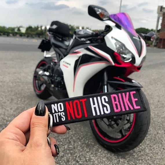 Bike cheap key tags