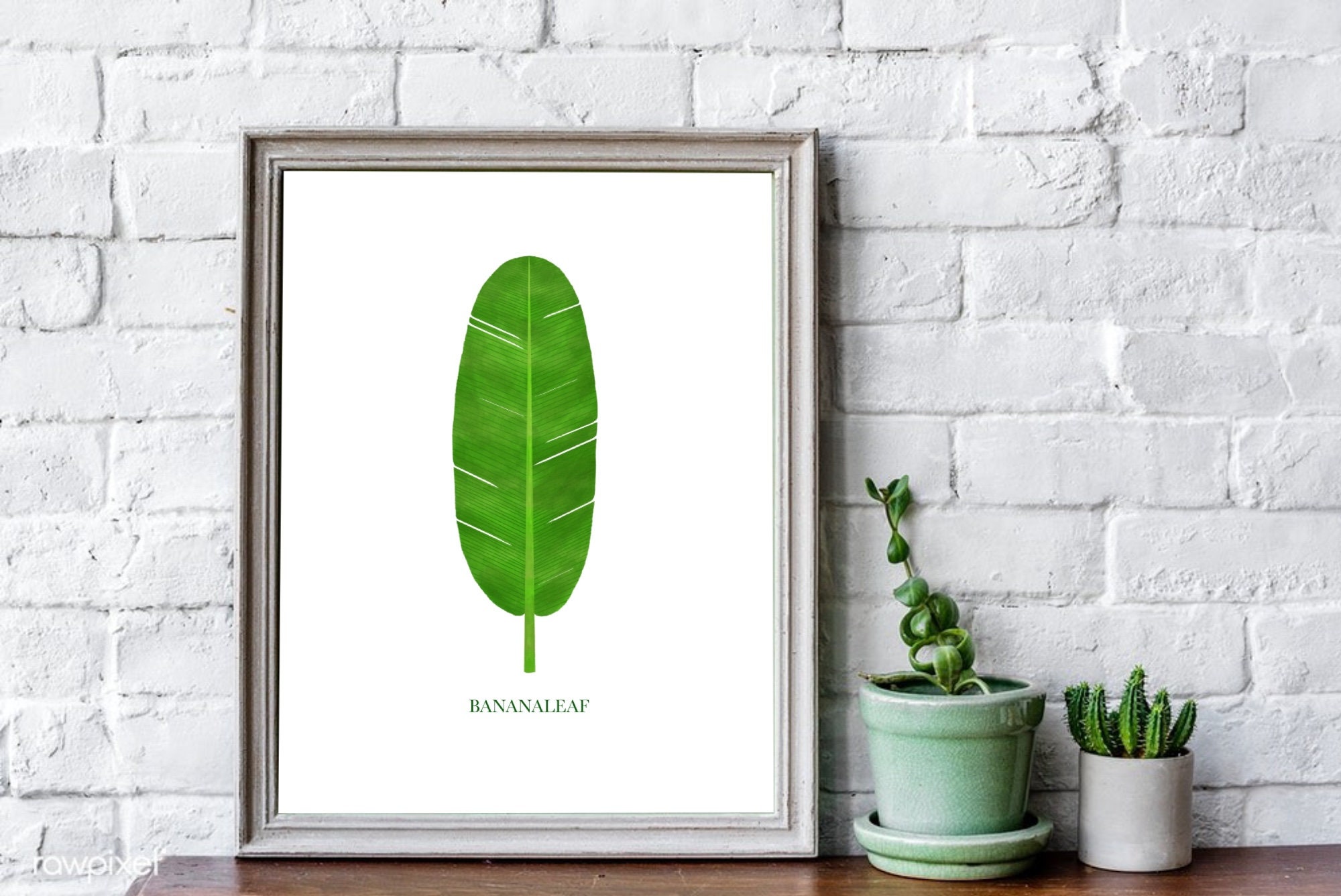 Banana Wall Art Bananaleaf Wall Art Bananaleaf Print | Etsy