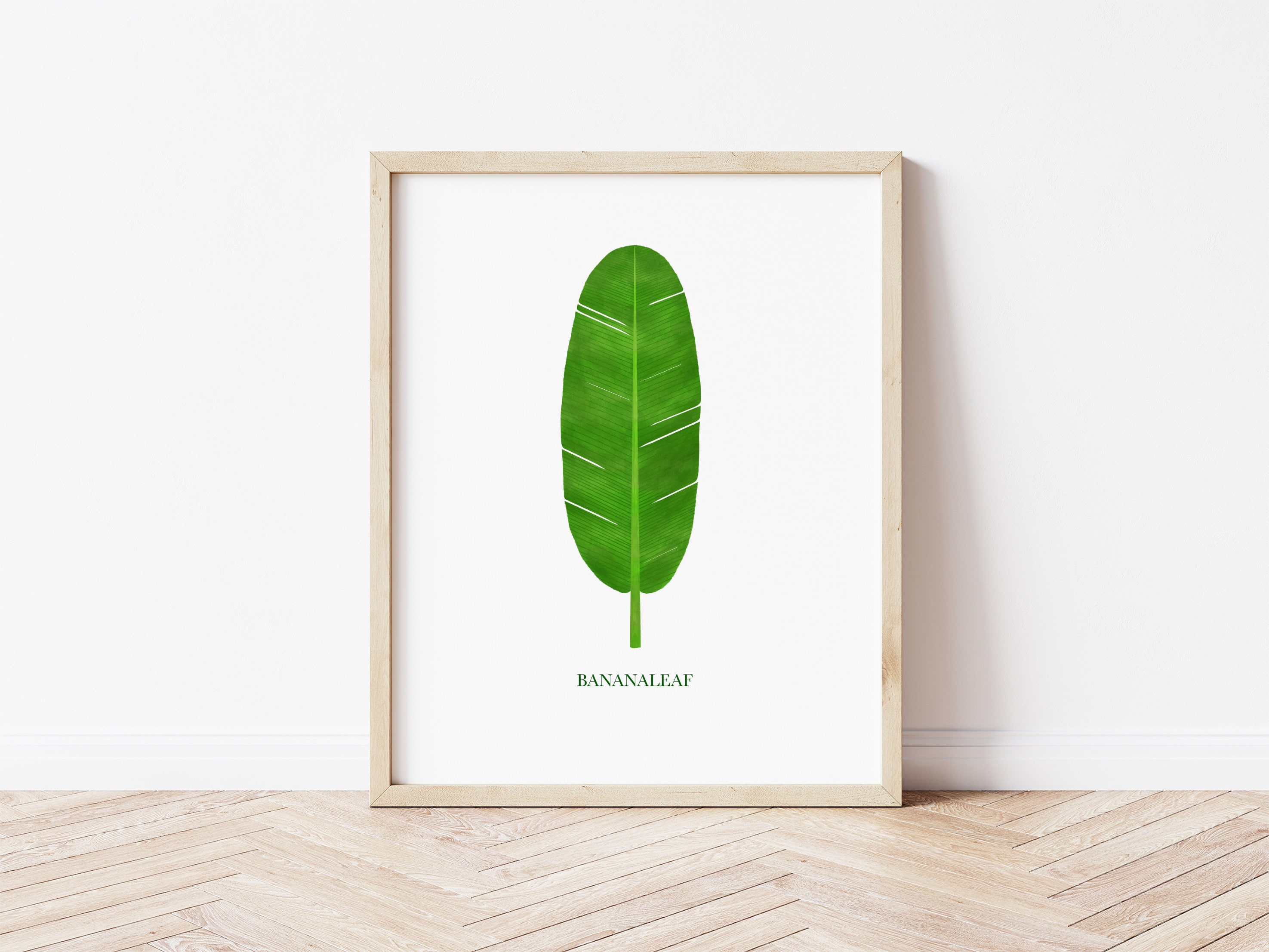 Banana Wall Art Bananaleaf Wall Art Bananaleaf Print Etsy