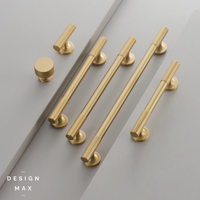 Matte Brass Knobs and Pulls