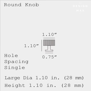 Solid Brass Round Knob
