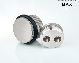 アンティーク真鍮製丸型ドアストッパー 3-1/2 インチ装飾、真鍮