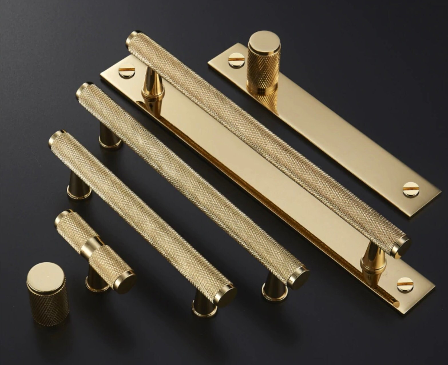 Knurled Handles Pulls Brass Door Handles Etsy Australia