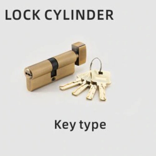 Door handles, secured lock included, luxurious, modern, high quality, matte black, shiny gold finish, shops best seller, GREAT price - DM08