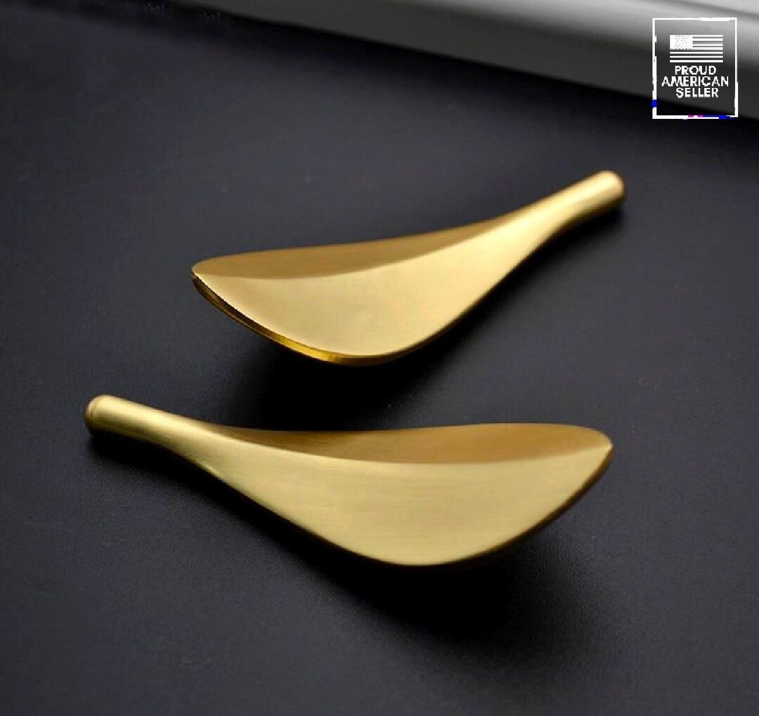 Unique Gold Leaf Pulls and Knobs With High Quality Etsy