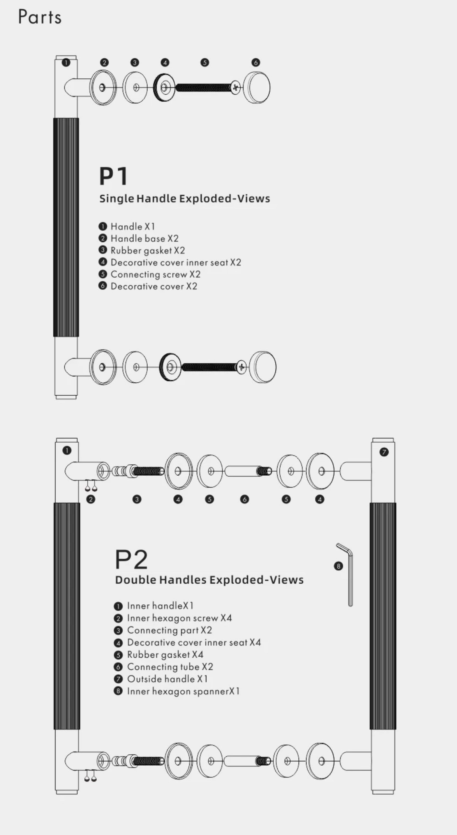 Solid Brass Barn Door Pulls With Thumb Lock Modern and Etsy