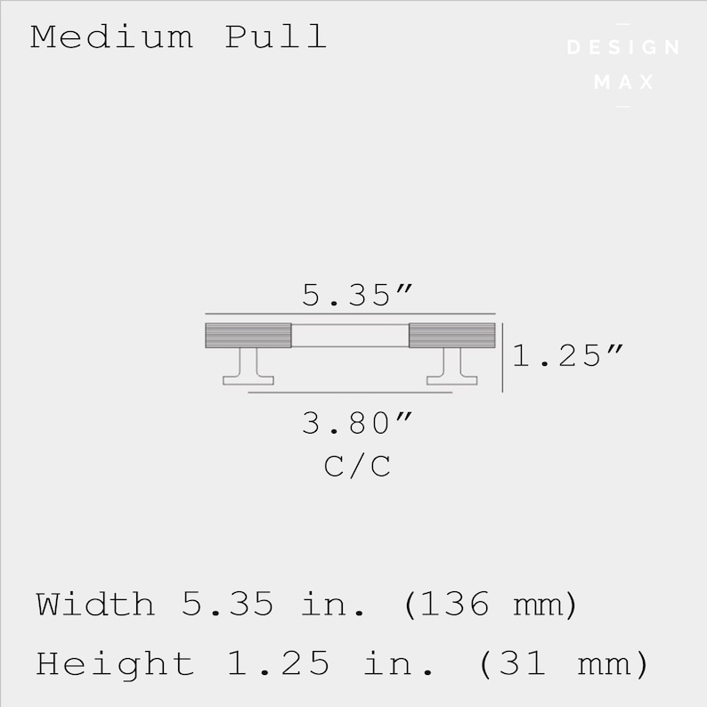 Medium Brass Pull