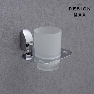 Chrom Tassenhalter zur Wandmontage: Badezimmer Organizer mit Tasse