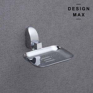 Chrom Metall Zaun Seifenschale - Edelstahl Badezimmer Seifenhalter