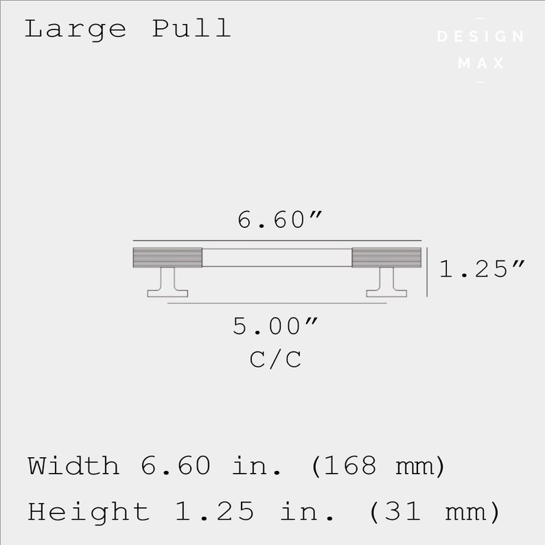 Large Brass Pull