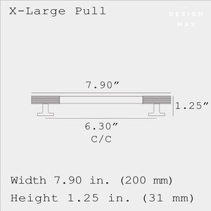 X Large Brass Pull