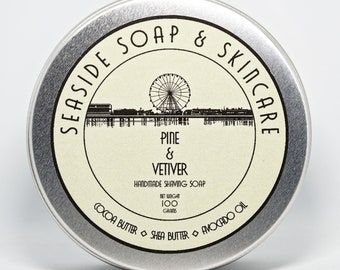 Pine & Vetiver Shaving Soap 100g