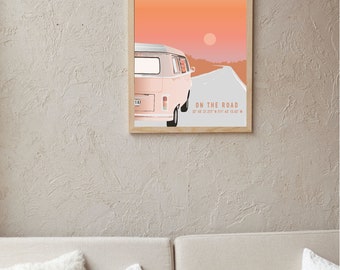 Illustration van // On the road // format A3