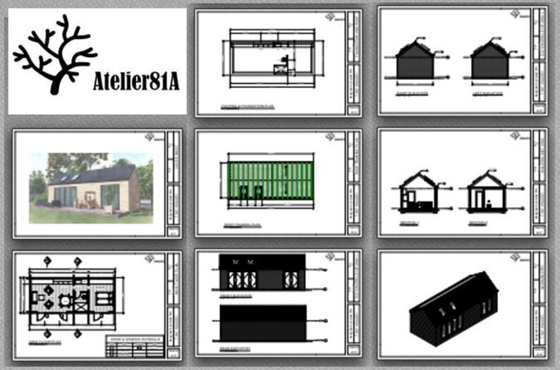 Backyard Guest House Plans Pdf Download (Download Now) Etsy