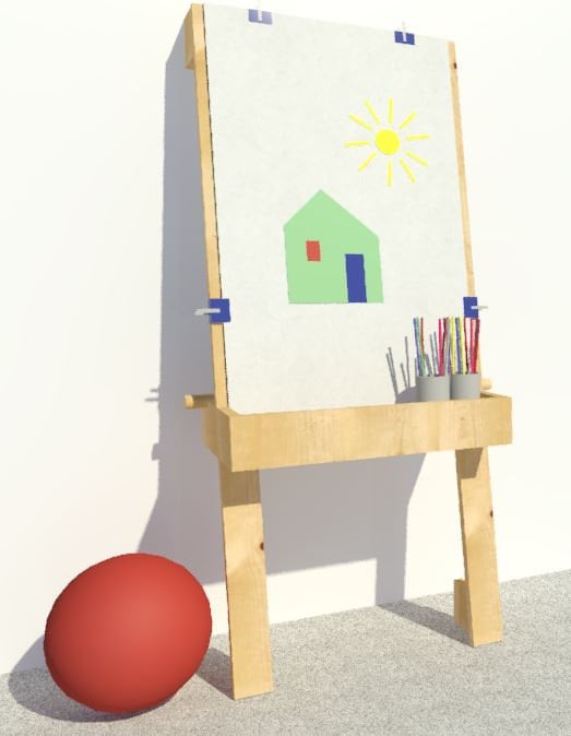 Kids Easel Plans Pdf DIY Step by Step Instructions (Instant
