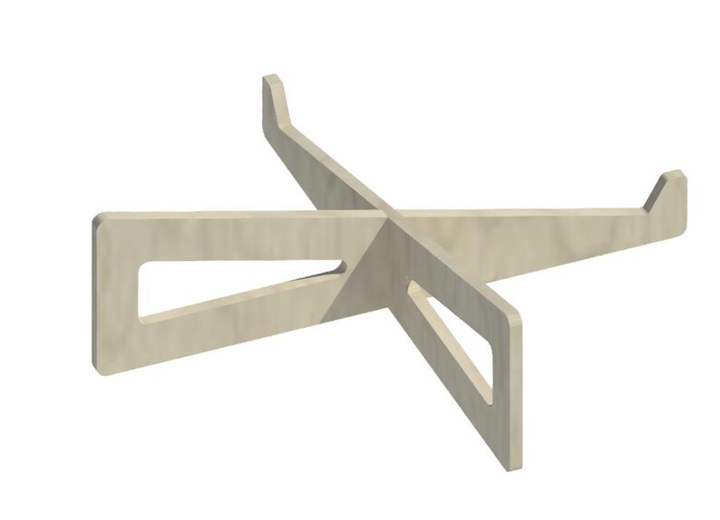 Laser Cut Laptop Stand DXF File for DIY Enthusiasts Etsy