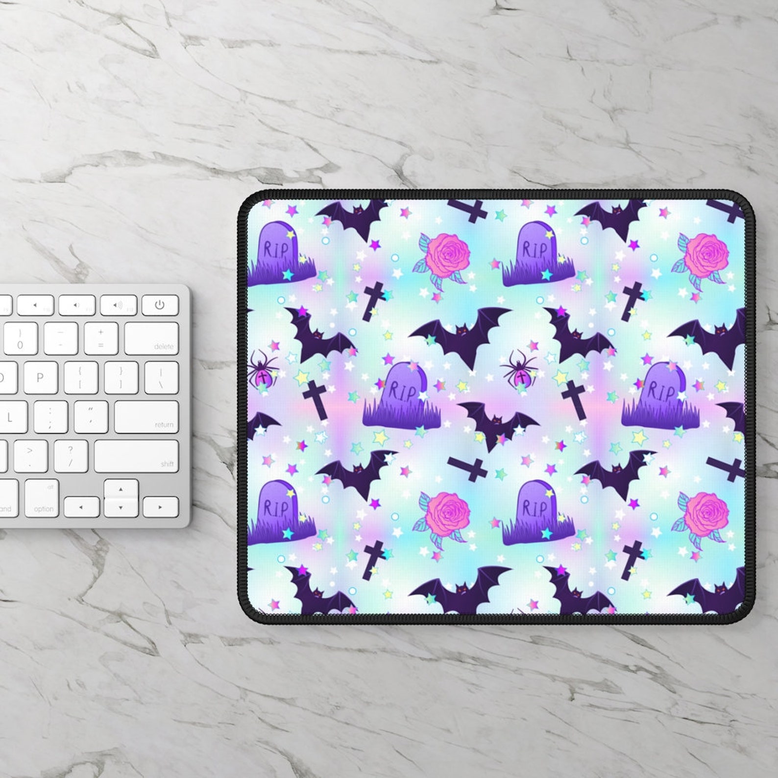 Pastel Goth Mousepad Kawaii Mouse Pad Kawaii Mousepads Pastel Etsy UK
