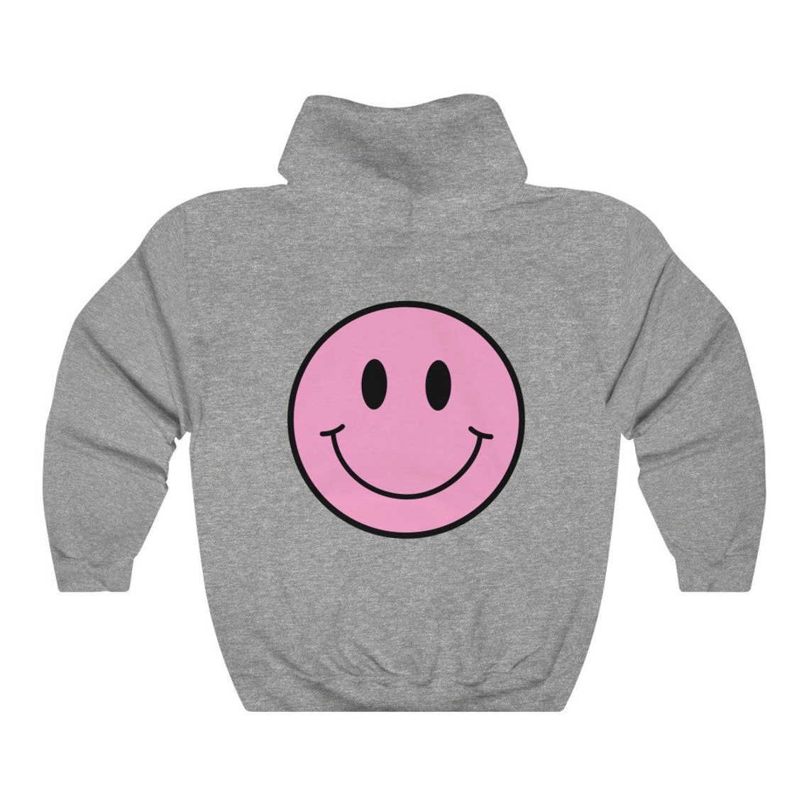 Pink hoodie with smiley face Outlet