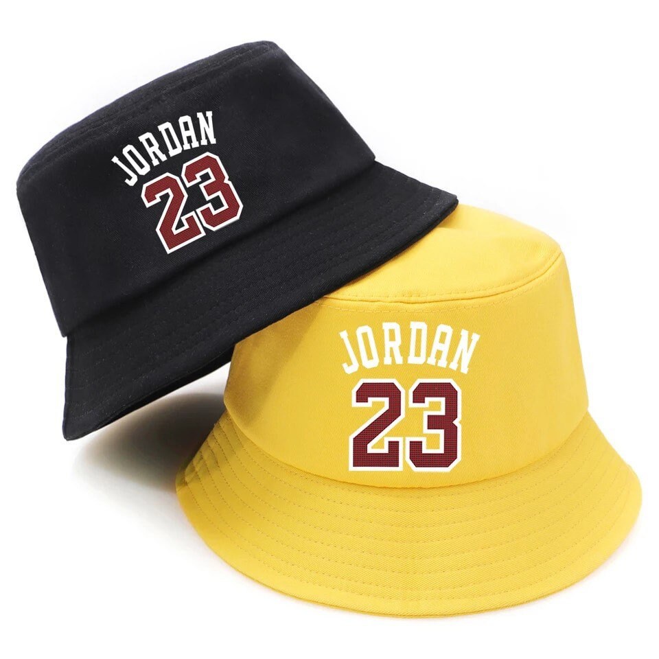 Jordan 23 Foldable Bucket Hat For Men Headwear Ladies Fishing Etsy