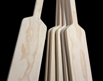 Smooth, Solid Pine Wooden Paddle