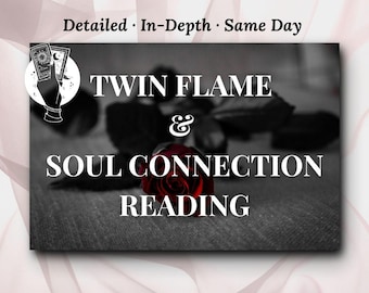 Twin Flame Tarot Reading: Soul Connection & Energy Guidance (PDF Format)