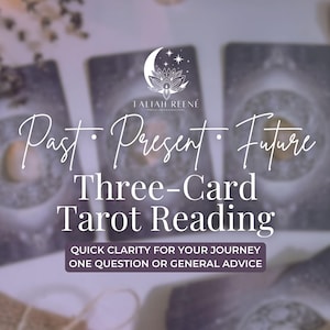 Lettura accurata dei tarocchi a tre carte / Previsioni sul passato, presente e futuro / Intuizioni e guida psichica / Dove sta andando tutto questo?