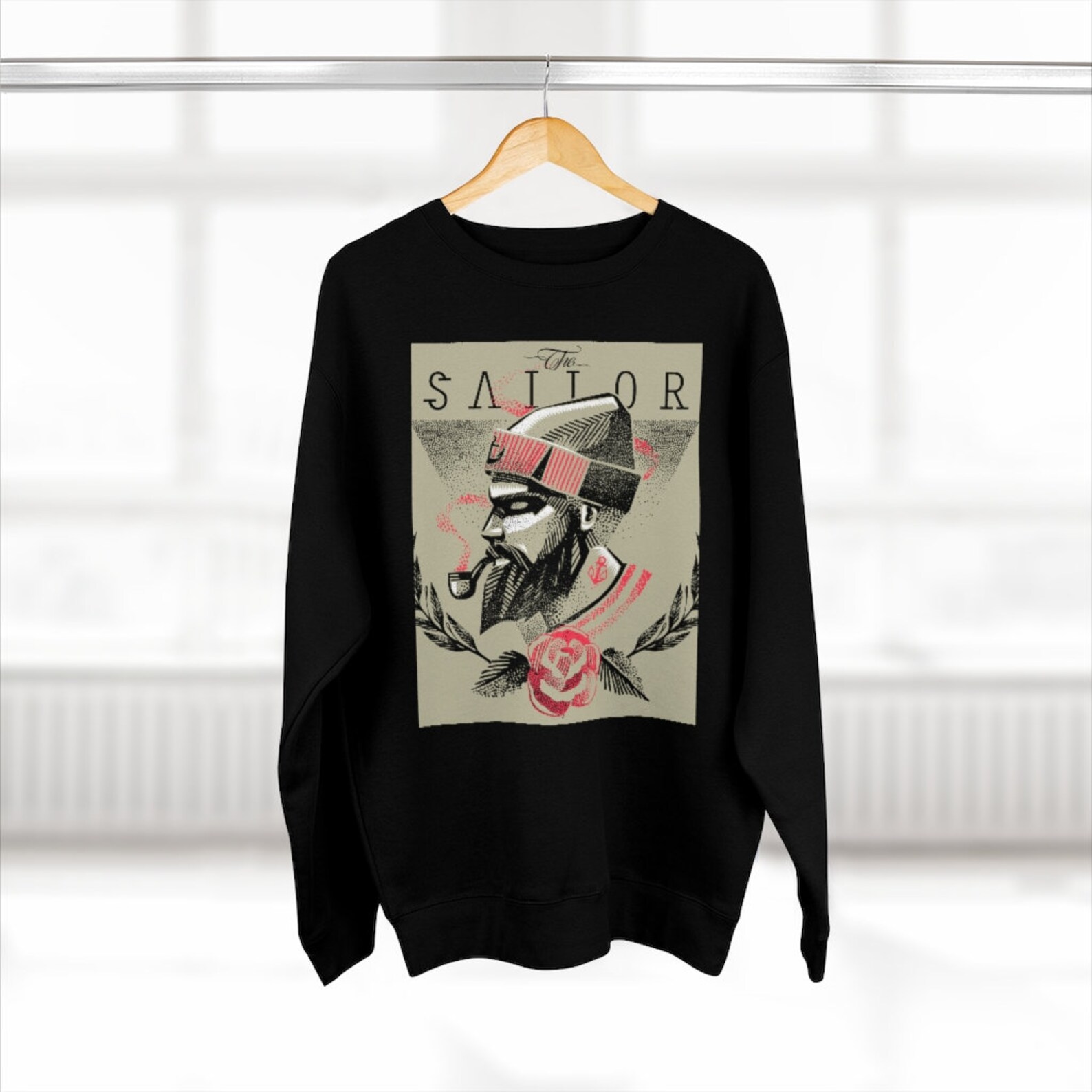 Premium Crewneck Sweatshirt The Sailor Etsy