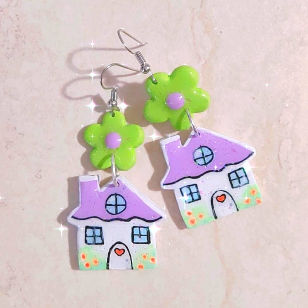 Cottagecore earrings | Etsy