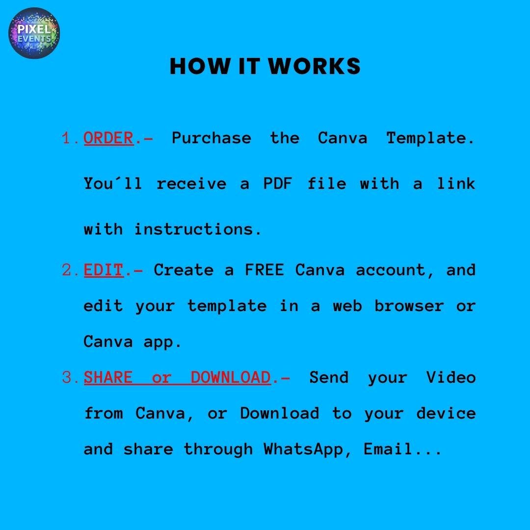 Editable Bluey Party Video Invite (Pixelevents)