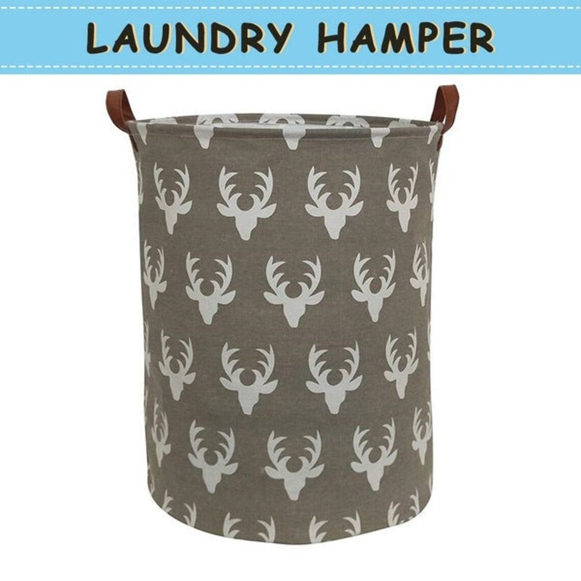 Fabric Laundry Basket Waterproof Laundry Baskets With Handles Etsy