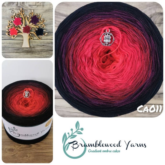 Gradient Yarn Cake Ombre Effect Yarn Cake 50 Etsy UK