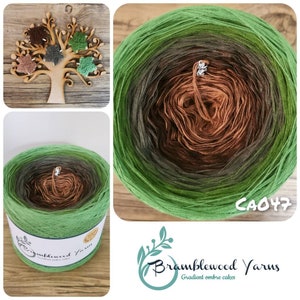 Gradient yarn cake, ombre effect yarn cake, 50cotton/50%acrylic yarn cake