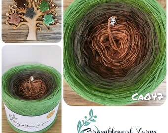Gradient yarn cake, ombre effect yarn cake, 50cotton/50%acrylic yarn cake
