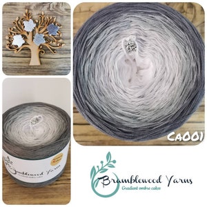 Gradient yarn cake, ombre effect yarn cake, 50cotton/50%acrylic yarn cake CA001