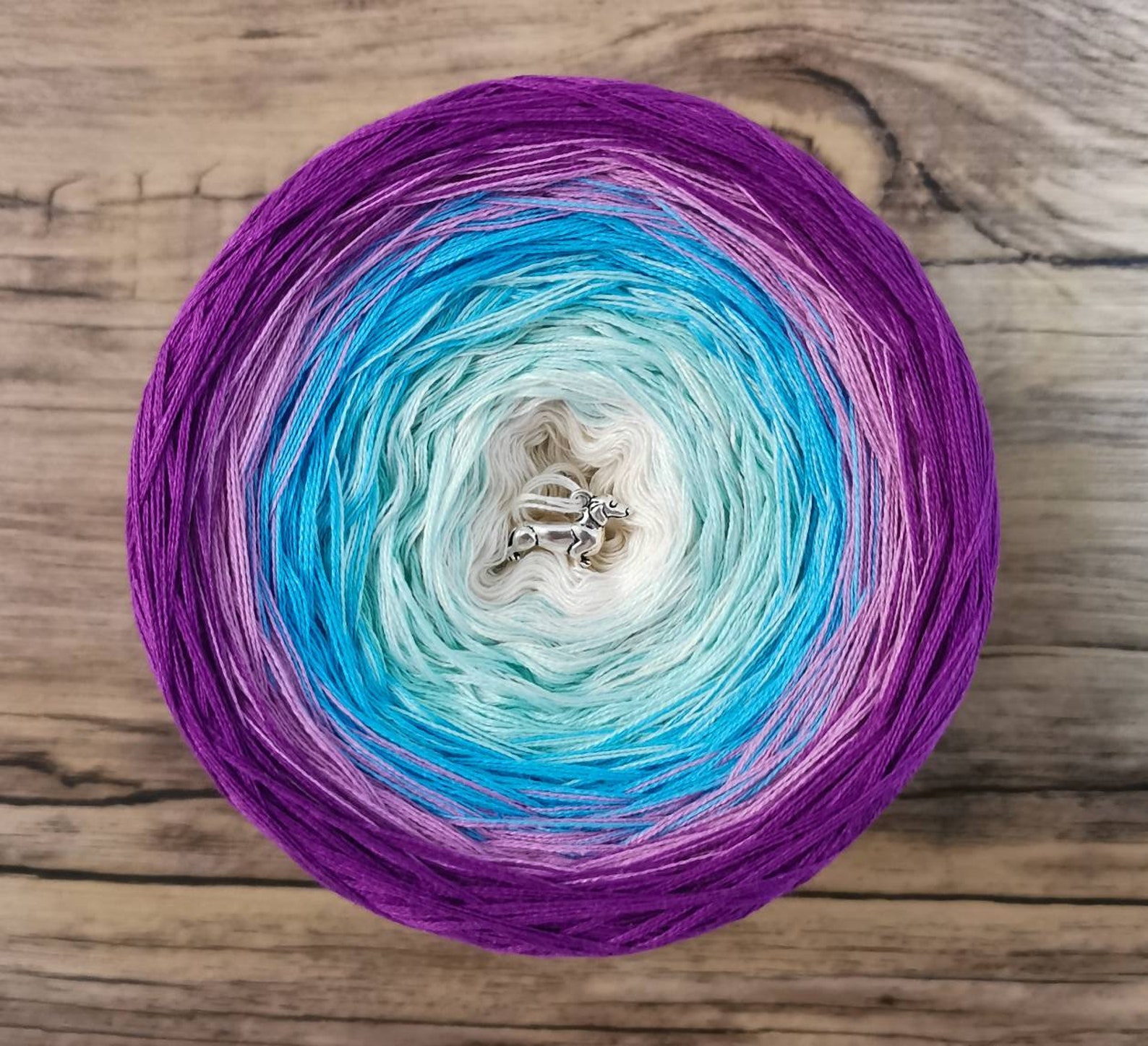 Gradient yarn cake ombre effect yarn cake Etsy