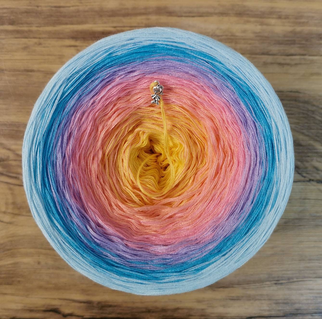 Gradient Yarn Cake Ombre Effect Yarn Cake Etsy UK