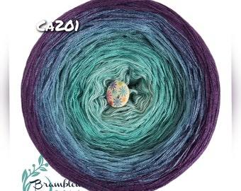Gradient yarn cake, ombre effect yarn cake, 50cotton/50%acrylic yarn cake