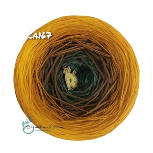 Gradient yarn cake, ombre effect yarn cake, 50cotton/50%acrylic yarn cake CA167