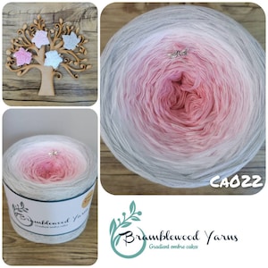Gradient yarn cake, ombre effect yarn cake, 50cotton/50%acrylic yarn cake