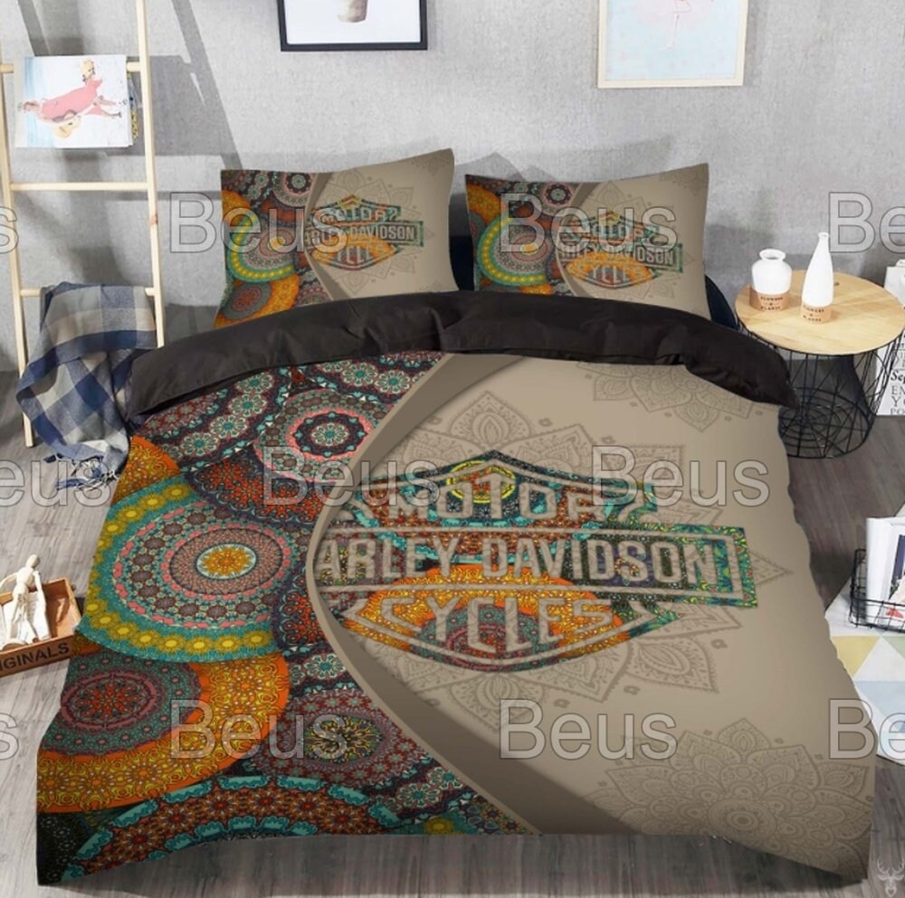 Decoración del hogar Harley Davidson Hawaii Ropa de cama de | Etsy