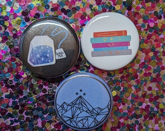 A Court of Thorns and Roses Buttons, A Court of Thorns and Roses Pins, ACOTAR Pins, ACOTAR Buttons, ACOTAR Gifts, Sarah J. Maas