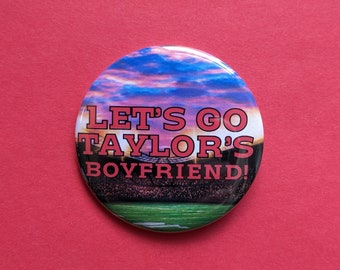 Taylor Swift Superbowl Button Set, Taylor Swift Boyfriend Pins, Taylor Swift Travis Kelce Pins, Swiftie Buttons