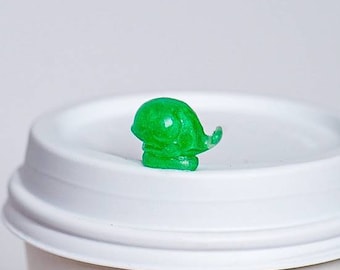 Whale Reusable HOT Coffee Cup Stopper Keychain