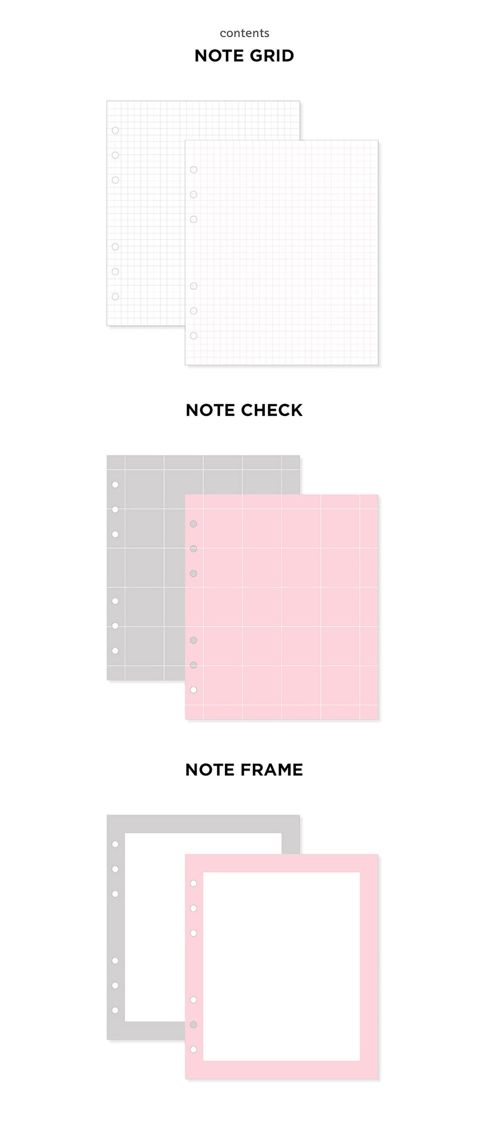 Planner Binder Ring / A6 Binder Clear / Undated Planner Etsy